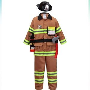 Toddler Fireman Costume with Accessories (2-3 Yrs)
